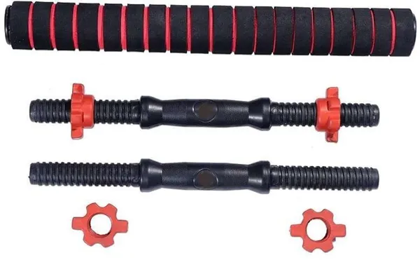 Black_Pvc_24_Kg_Adjustable_Dumbbell_Combo_Set