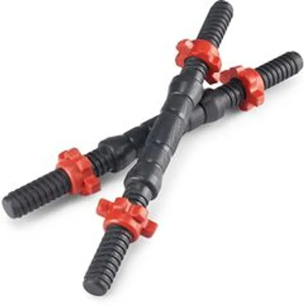 Black_Steel_15-Inch_Dumbbell_Rod_With_Nuts_For_Home_Gym