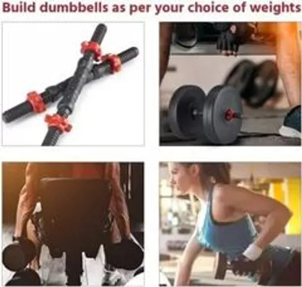 Black_Steel_15-Inch_Dumbbell_Rod_With_Nuts_For_Home_Gym