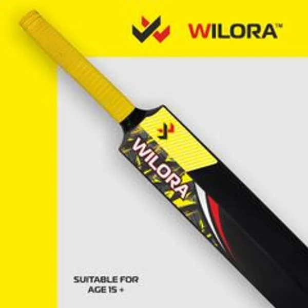 Wilora_Plastic_Full_Size_Cricket_Bat_34X4.5_Inch
