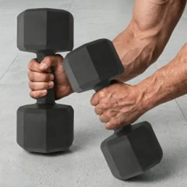 Black_Pvc_5Kg_Hex_Fixed_Weight_Dumbbell_For_Home_Gym