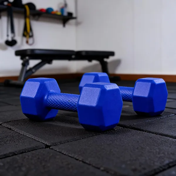 Wilora_Blue_Pvc_3_Kg_Hex_Fixed_Weight_Dumbbell_Pair