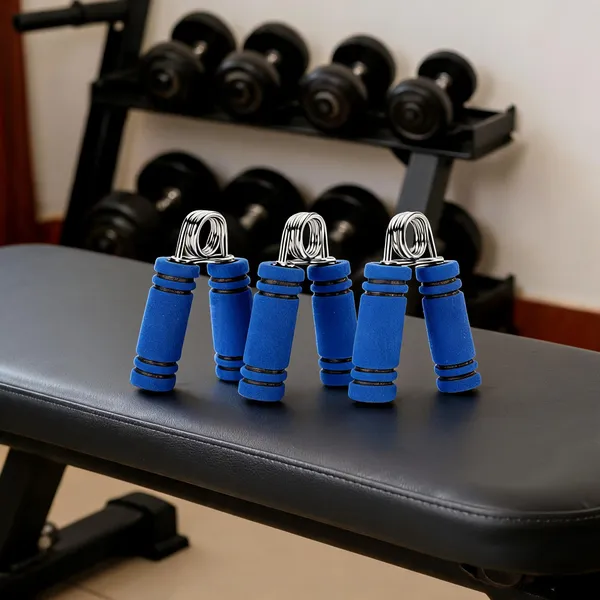 Blue_Black_Foam_Handle_Hand_Grip_Exerciser_-_Pack_Of_3