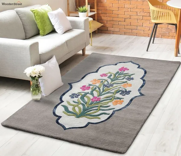 Mandarin_Hand_Tufted_Floral_Carpet_Rug