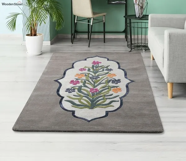 Mandarin_Hand_Tufted_Floral_Carpet_Rug