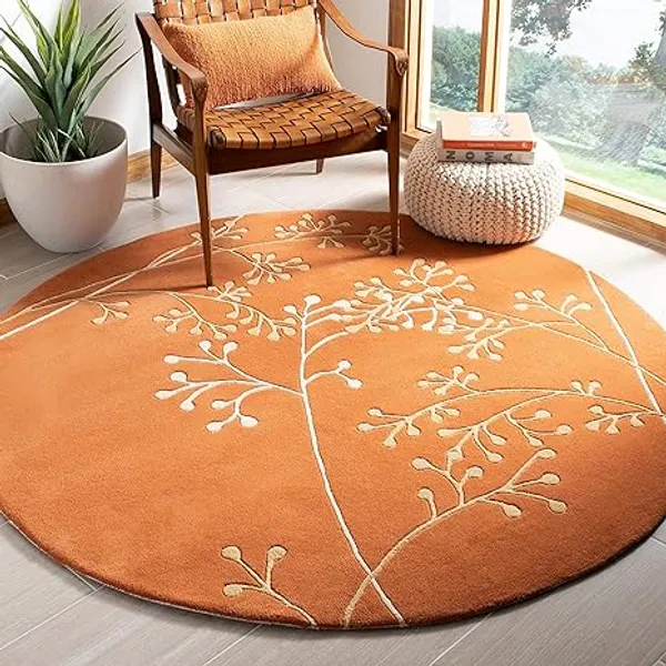Orbitron_Round_Hand_Tufted_Carpet_Rug