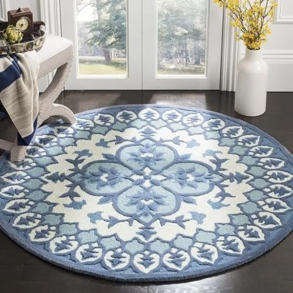 Furryora_Round_Hand_Tufted_Carpet_Rug