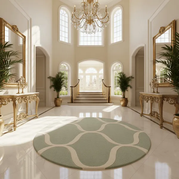 Velvenio_Round_Hand_Tufted_Carpet_Rug