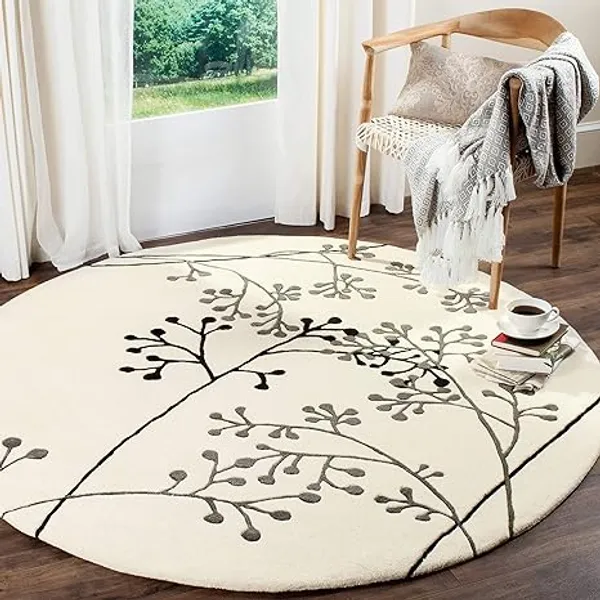Snuggora_Round_Hand_Tufted_Carpet_Rug