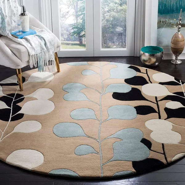 Urbanvelour_Round_Carpet_For_Living_Room