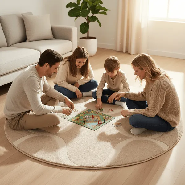 Cozyzine_Round_Hand_Tufted_Carpet_Rug