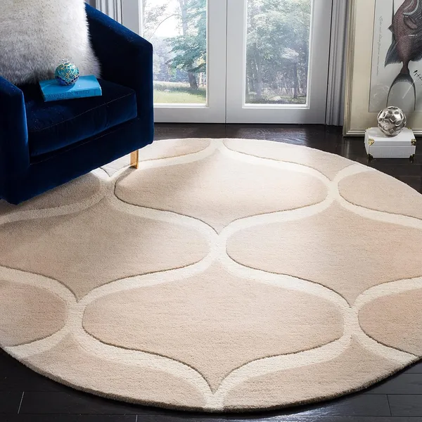 Cozyzine_Round_Hand_Tufted_Carpet_Rug