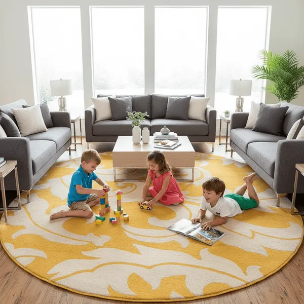 Snugtopia_Round_Hand_Tufted_Carpet_Rug