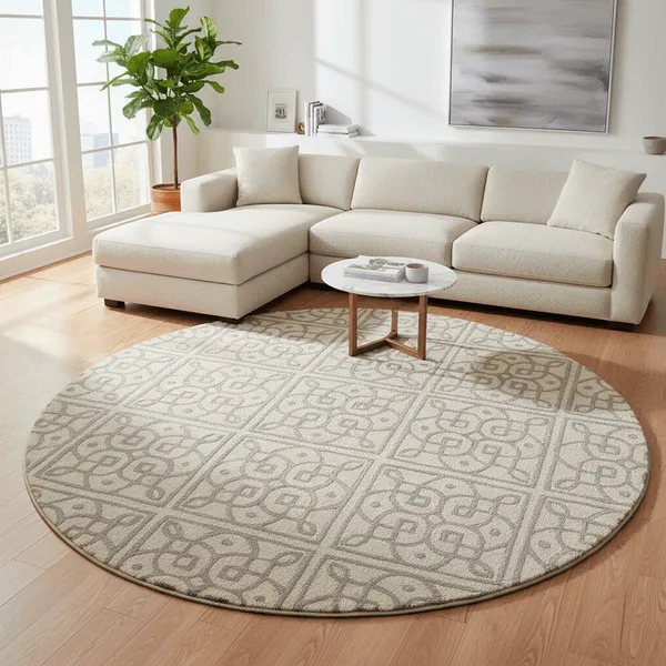 Snugmora_Round_Hand_Tufted_Carpet_Rug