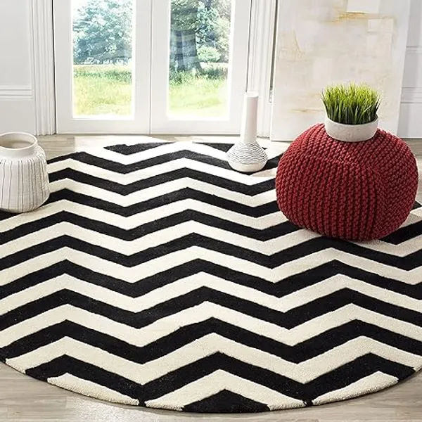 Luxhalo_Round_Hand_Tufted_Carpet_Rug