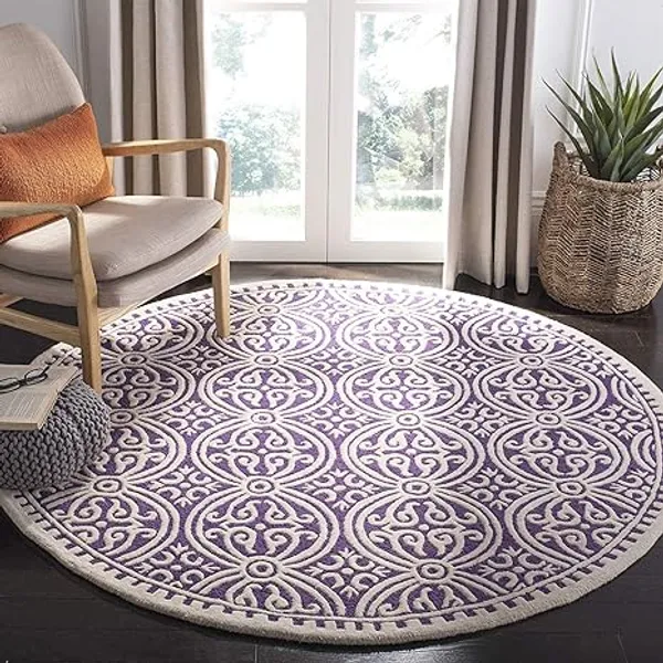 Snuggique_Round_Hand_Tufted_Carpet_Rug
