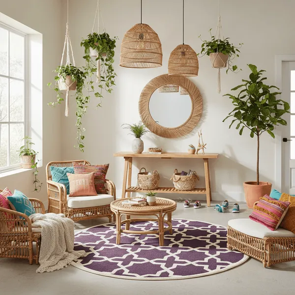 Softora_Round_Hand_Tufted_Carpet_Rug