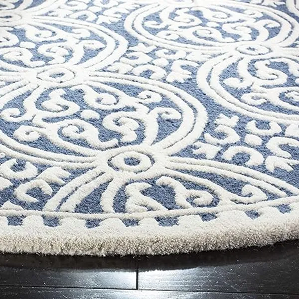 Snugglez_Round_Hand_Tufted_Carpet_Rug