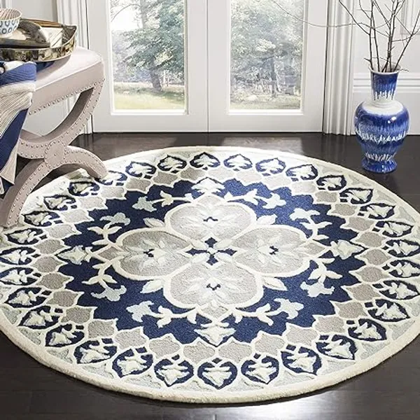 Tuftelle_Round_Hand_Tufted_Carpet_Rug