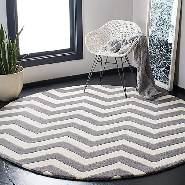 Snugive_Round_Hand_Tufted_Carpet_Rug