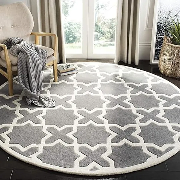 Velvetea_Round_Hand_Tufted_Carpet_Rug