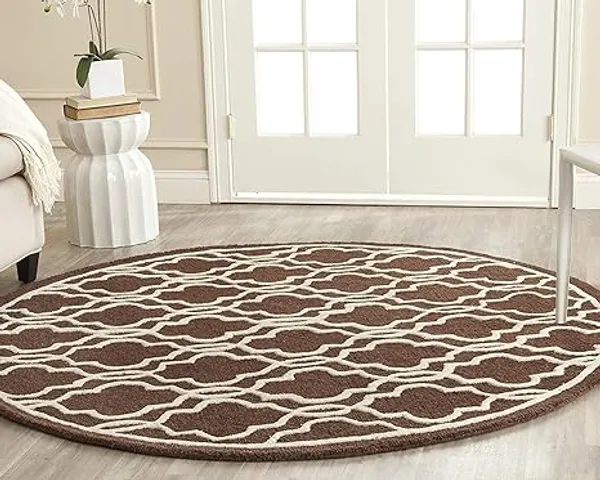 Furryquest_Round_Hand_Tufted_Carpet_Rug