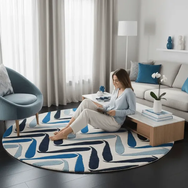 Snuglux_Round_Hand_Tufted_Carpet_Rug