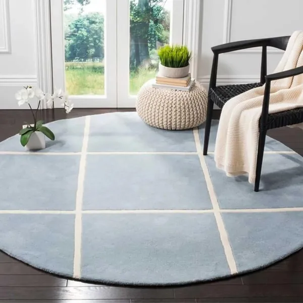Velvenio_Round_Hand_Tufted_Carpet_Rug