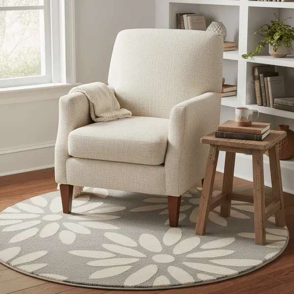 Furryza_Round_Hand_Tufted_Carpet_Rug