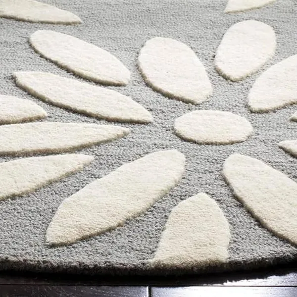 Furryza_Round_Hand_Tufted_Carpet_Rug