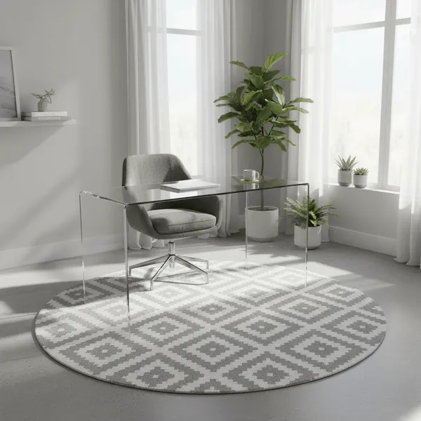 Luxofur_Round_Hand_Tufted_Carpet_Rug