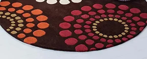 Fuzzique_Round_Hand_Tufted_Carpet_Rug
