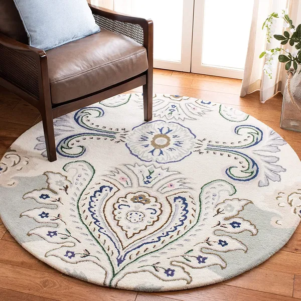 Halonique_Round_Hand_Tufted_Carpet_Rug