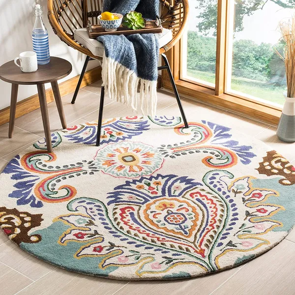 Fluffino_Round_Hand_Tufted_Carpet_Rug