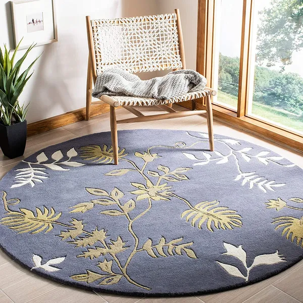Orbitiva_Round_Hand_Tufted_Carpet_Rug