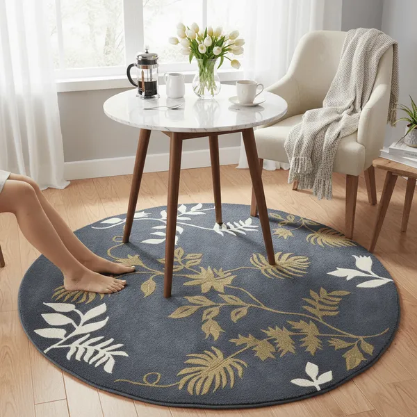 Orbitiva_Round_Hand_Tufted_Carpet_Rug