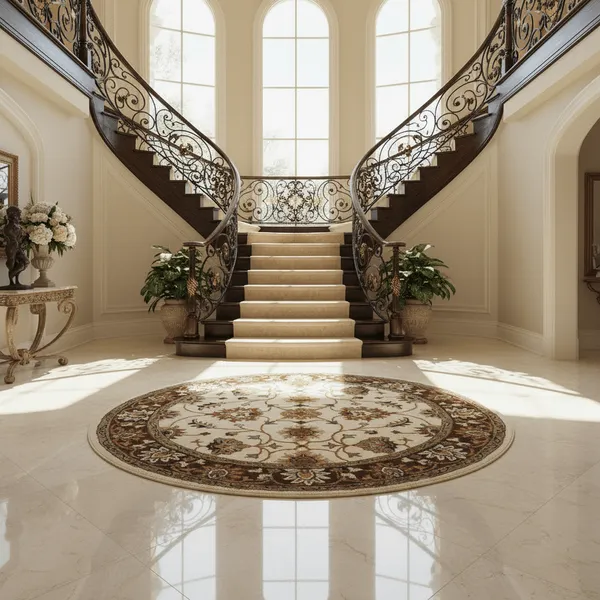 Fluffova_Round_Hand_Tufted_Carpet_Rug