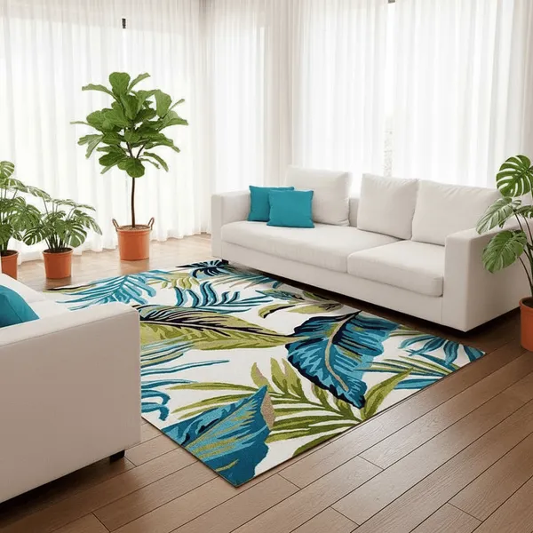 Green_Leaf_Hand_Tufted_Carpet