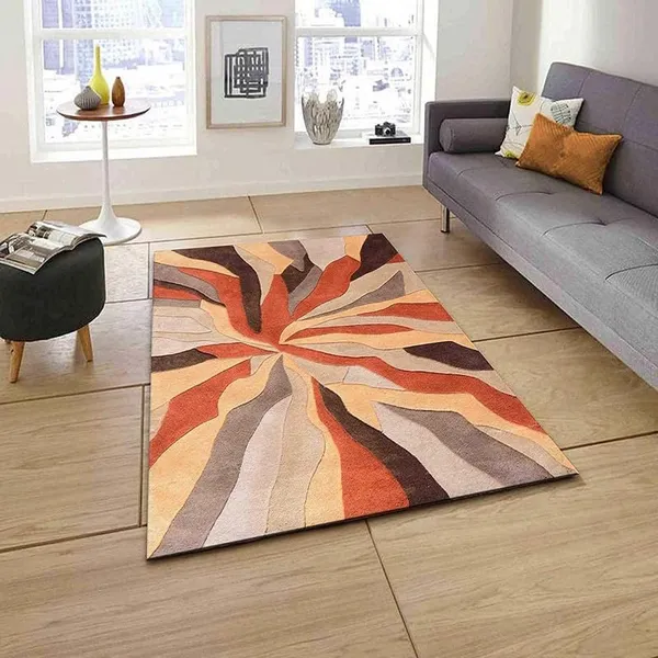 Orange_Lahar_Hand_Tufted_Carpet
