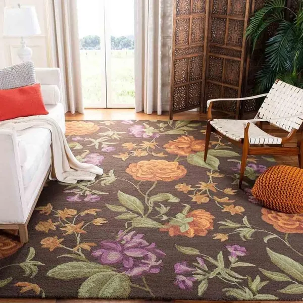 Pink_Flora_Hand_Tufted_Carpet_Rug