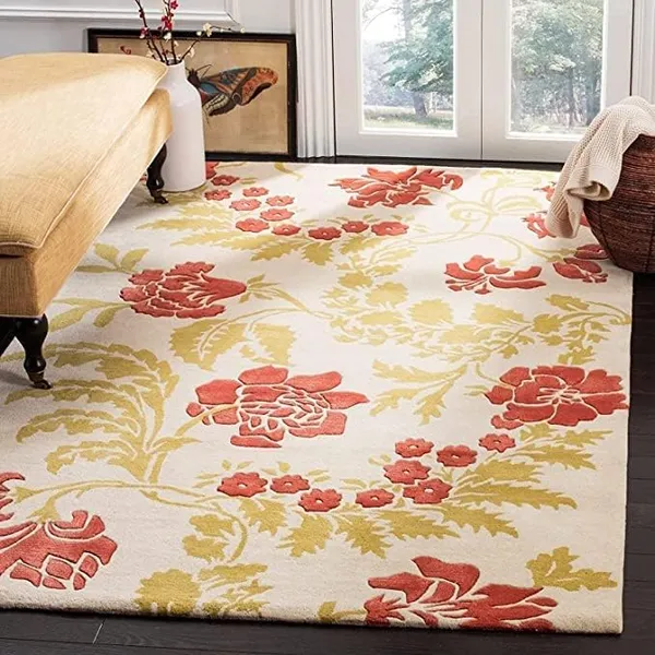 Alba_Floral_Hand_Tufted_Carpet_Rug_Ivory_Wool