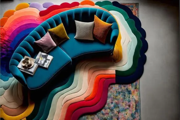 Multicolour_Irregular_Rug_High_Quality_Premium_Carpet