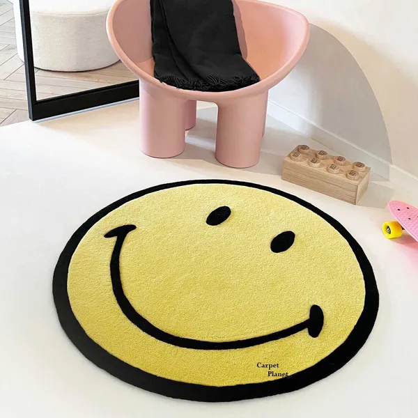 Happy_Face_High_Quality_Hand_Tuffted_Rug