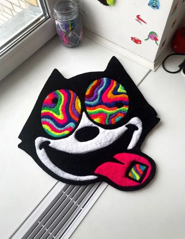 Colourful_Dog_Face_High_Quality_Hand_Tufted_Rug