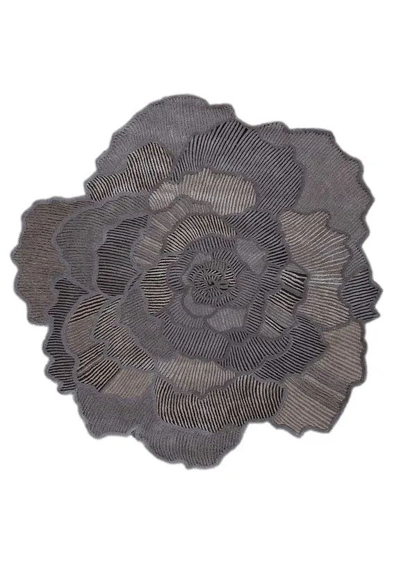 Furryva_Round_Hand_Tufted_Carpet_Rug