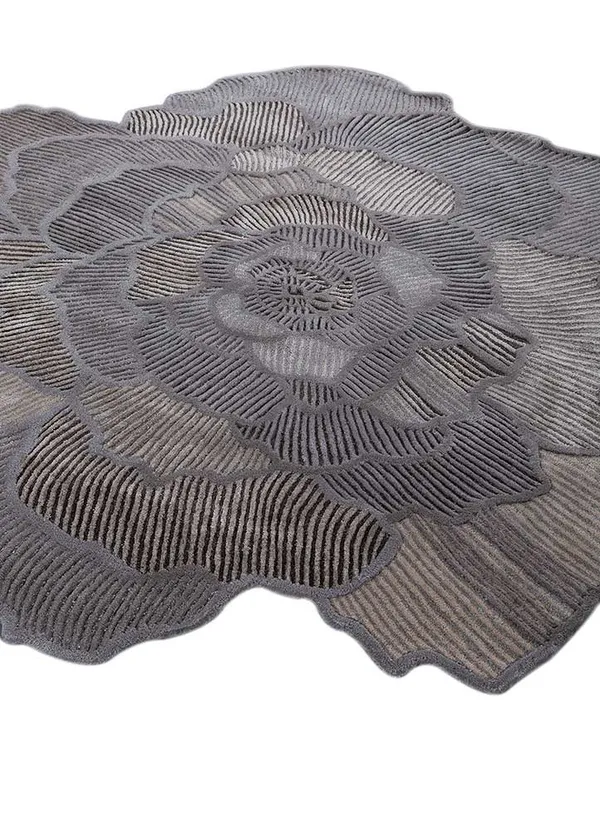 Furryva_Round_Hand_Tufted_Carpet_Rug