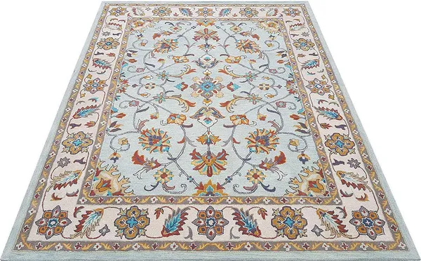 Aqua_Persian_Hand_Tufted_Carpet