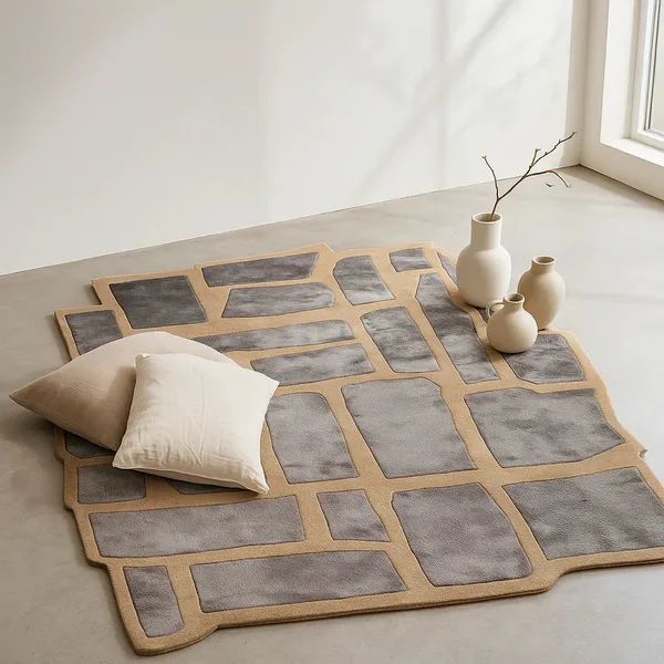 Solid_Irregular_Hand_Tufted_Carpet_Rug
