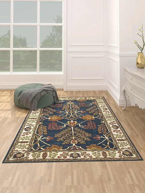 Indigo_Traditional_Hand_Tufted_Carpet_Rug