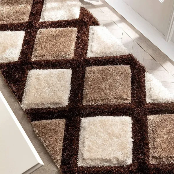 Aiming_Shaggy_Carpet_Rug_Brown_Microfiber